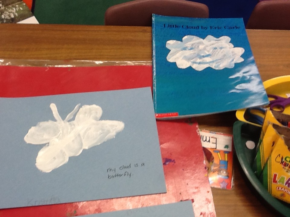 The art and science of clouds in kindergarten!