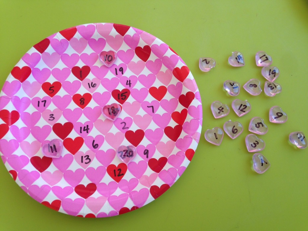 Valentine's plate number matching.